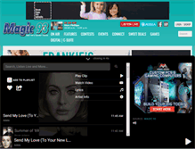 Tablet Screenshot of magic93fm.com